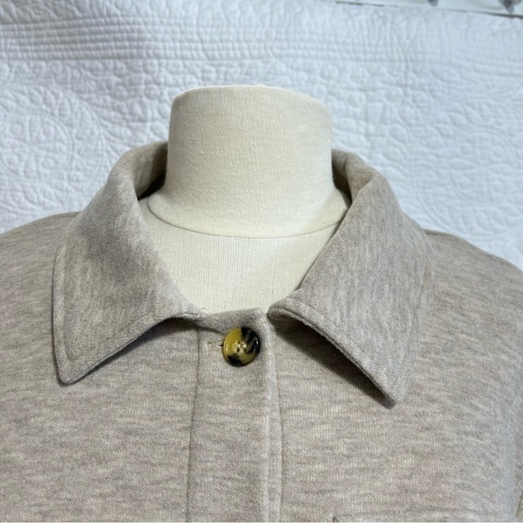 BAGATELLE Cropped Shacket Womens Brushed Sand, Size- X-Large - Picture 11 of 11